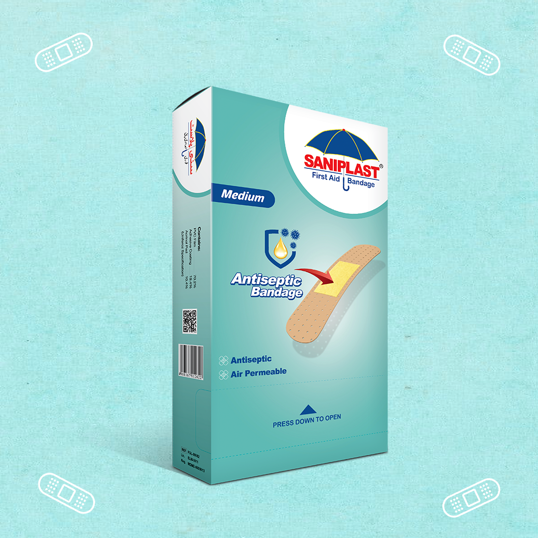 Saniplast Medium Family Pack Bandages (100 Strips)